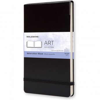 Блокнот для акварели MOLESKINE ART WATERCOLOR, нелинованный, черный