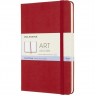 Блокнот для рисования MOLESKINE ART SKETCHBOOK A4, нелинованный, красный ARTBF832F2