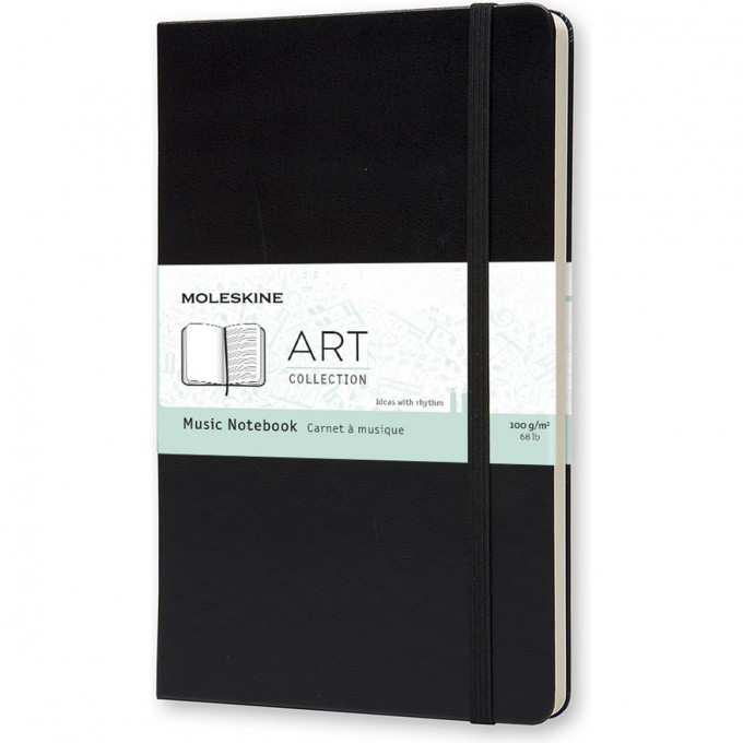 Блокнот MOLESKINE ART MUSIC NOTEBOOK 130х210мм PP 192стр. черный ARTQP081 Блокнот MOLESKINE ART MUSIC NOTEBOOK 130х210мм PP 192стр. черный ARTQP081