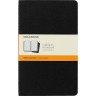 Блокнот MOLESKINE CAHIER JOURNAL LARGE, линейка, черный QP316