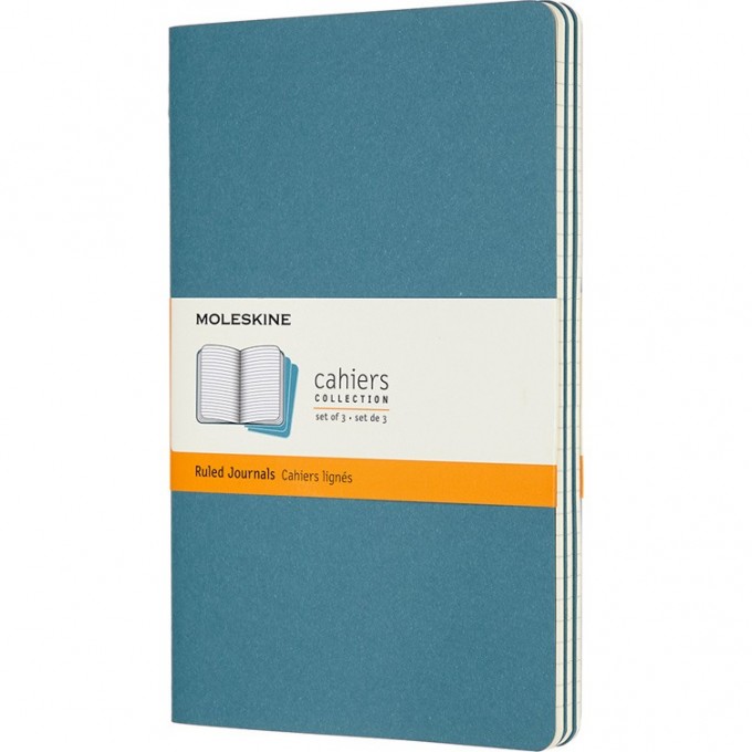 Блокнот MOLESKINE CAHIER JOURNAL LARGE, линейка, голубой CH016B44 Блокнот MOLESKINE CAHIER JOURNAL LARGE, линейка, голубой CH016B44