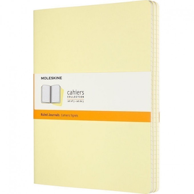 Блокнот MOLESKINE CAHIER JOURNAL LARGE, линейка, нежно-желтый CH016M23 Блокнот MOLESKINE CAHIER JOURNAL LARGE, линейка, нежно-желтый CH016M23