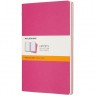 Блокнот MOLESKINE CAHIER JOURNAL LARGE, линейка, розовый неон