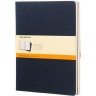 Блокнот MOLESKINE CAHIER JOURNAL LARGE, линейка, синий индиго CH216