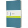 Блокнот MOLESKINE CAHIER JOURNAL LARGE, нелинованный, голубой CH018B44