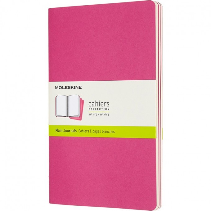 Блокнот MOLESKINE CAHIER JOURNAL LARGE, нелинованный, розовый неон CH018D17 Блокнот MOLESKINE CAHIER JOURNAL LARGE, нелинованный, розовый неон CH018D17