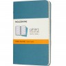 Блокнот MOLESKINE CAHIER JOURNAL POCKET, линейка, голубой CH011B44