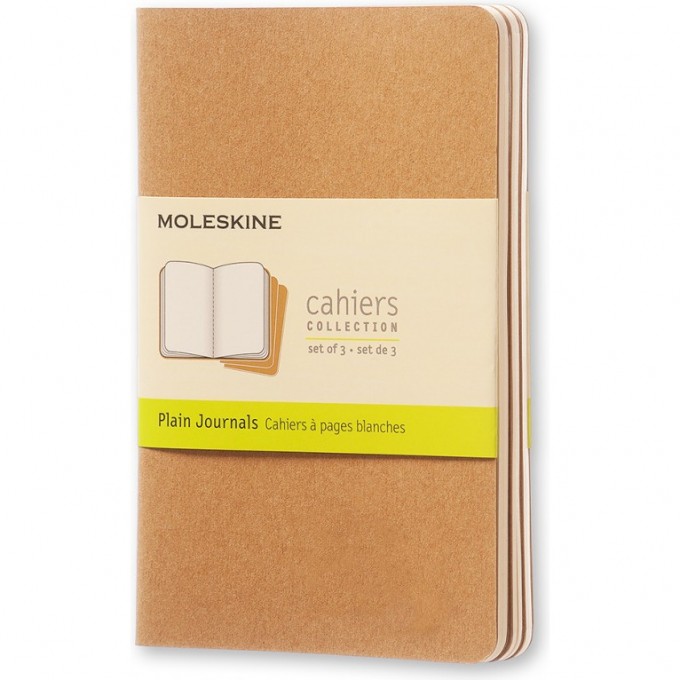 Блокнот MOLESKINE CAHIER JOURNAL POCKET, нелинованный, бежевый QP413 Блокнот MOLESKINE CAHIER JOURNAL POCKET, нелинованный, бежевый QP413