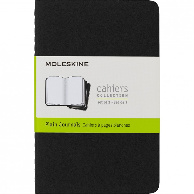 Блокнот MOLESKINE CAHIER JOURNAL POCKET, нелинованный, черный QP313 Блокнот MOLESKINE CAHIER JOURNAL POCKET, нелинованный, черный QP313