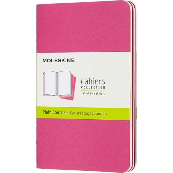 Блокнот MOLESKINE CAHIER JOURNAL POCKET нелинованный, розовый неон CH013D17 Блокнот MOLESKINE CAHIER JOURNAL POCKET нелинованный, розовый неон CH013D17