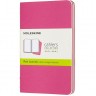 Блокнот MOLESKINE CAHIER JOURNAL POCKET нелинованный, розовый неон CH013D17