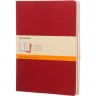 Блокнот MOLESKINE CAHIER JOURNAL XLARGE, линейка, клюквенный