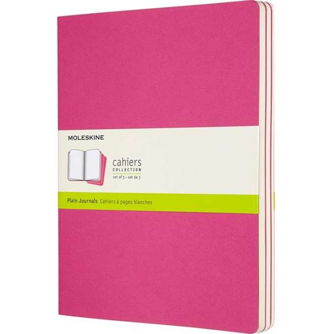 Блокнот MOLESKINE CAHIER JOURNAL XLARGE, нелинованный, розовый неон CH023D17 Блокнот MOLESKINE CAHIER JOURNAL XLARGE, нелинованный, розовый неон CH023D17