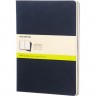 Блокнот MOLESKINE CAHIER JOURNAL XLARGE, нелинованный, синий индиго CH223
