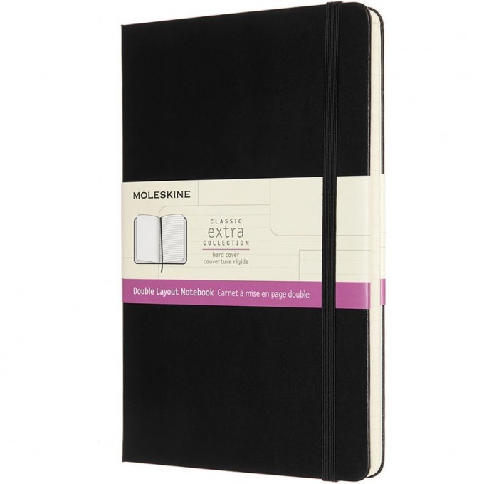 Блокнот MOLESKINE CLASSIC DOUBLE LARGE (черный) NB313HBK Блокнот MOLESKINE CLASSIC DOUBLE LARGE (черный) NB313HBK