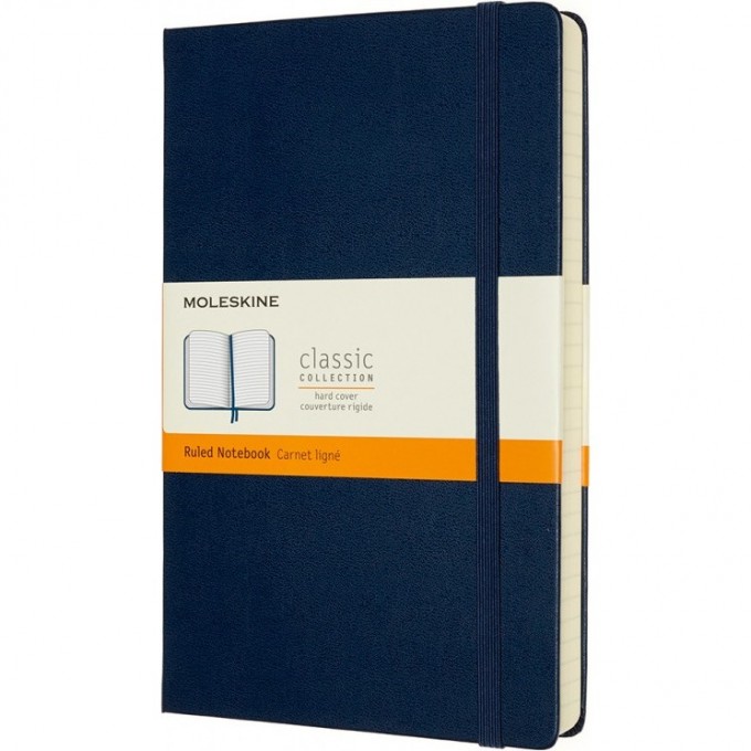 Блокнот MOLESKINE CLASSIC EXPANDED LARGE линейка, синий сапфир QP060EXPB20 Блокнот MOLESKINE CLASSIC EXPANDED LARGE линейка, синий сапфир QP060EXPB20