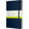 Блокнот MOLESKINE CLASSIC EXPANDED LARGE нелинованный, синий сапфир QP062EXPB20