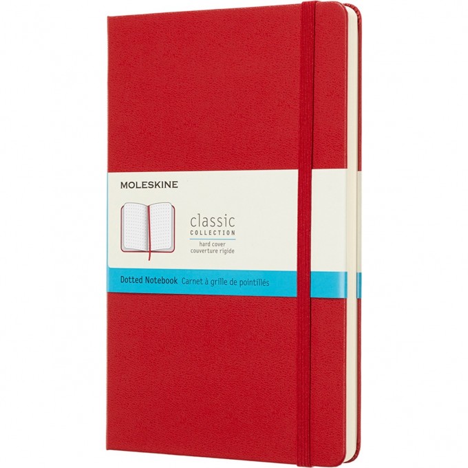 Блокнот MOLESKINE CLASSIC Large 130х210мм, красный QP066F2 Блокнот MOLESKINE CLASSIC Large 130х210мм, красный QP066F2