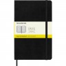 Блокнот MOLESKINE CLASSIC LARGE, клетка, черный QP061