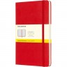 Блокнот MOLESKINE CLASSIC LARGE, клетка, красный