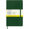 Блокнот MOLESKINE CLASSIC LARGE, клетка, зеленый