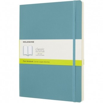 Блокнот MOLESKINE CLASSIC LARGE, линейка, голубой