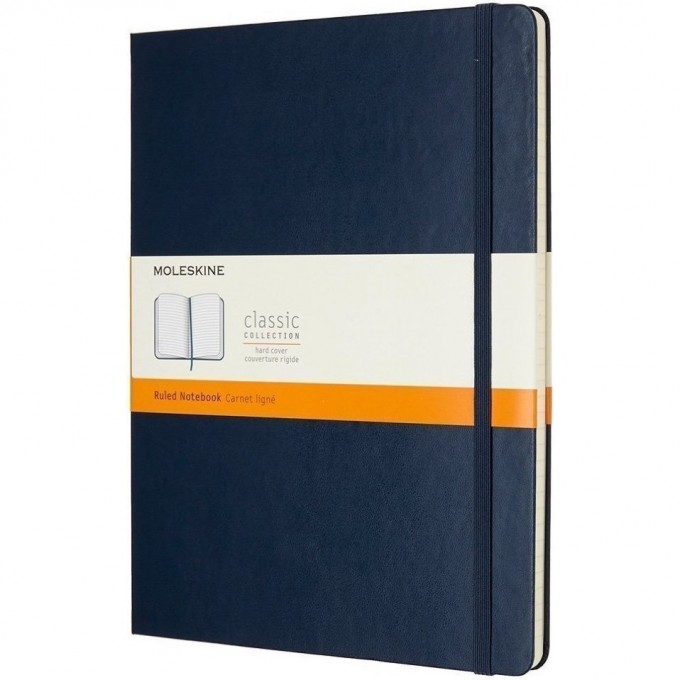 Блокнот MOLESKINE CLASSIC LARGE, линейка, синий сапфир QP060B20 Блокнот MOLESKINE CLASSIC LARGE, линейка, синий сапфир QP060B20