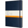 Блокнот MOLESKINE CLASSIC LARGE, линейка, синий сапфир