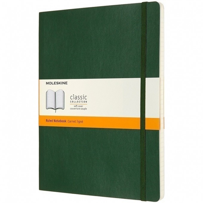 Блокнот MOLESKINE CLASSIC LARGE, линейка, зеленый QP060K15 Блокнот MOLESKINE CLASSIC LARGE, линейка, зеленый QP060K15