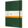 Блокнот MOLESKINE CLASSIC LARGE, линейка, зеленый QP060K15