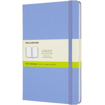 Блокнот MOLESKINE CLASSIC LARGE нелинованный, голубая гортензия