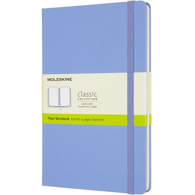 Блокнот MOLESKINE CLASSIC LARGE нелинованный, голубая гортензия QP062B42 Блокнот MOLESKINE CLASSIC LARGE нелинованный, голубая гортензия QP062B42