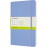 Блокнот MOLESKINE CLASSIC LARGE нелинованный, голубая гортензия QP618B42