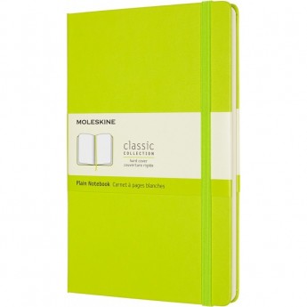 Блокнот MOLESKINE CLASSIC LARGE нелинованный, лаймовый