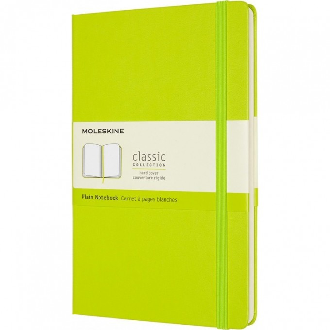 Блокнот MOLESKINE CLASSIC LARGE нелинованный, лаймовый QP062C2 Блокнот MOLESKINE CLASSIC LARGE нелинованный, лаймовый QP062C2