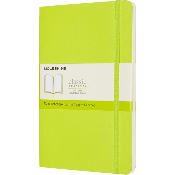Блокнот MOLESKINE CLASSIC LARGE нелинованный, лаймовый QP618C2 Блокнот MOLESKINE CLASSIC LARGE нелинованный, лаймовый QP618C2