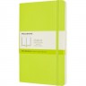 Блокнот MOLESKINE CLASSIC LARGE нелинованный, лаймовый QP618C2