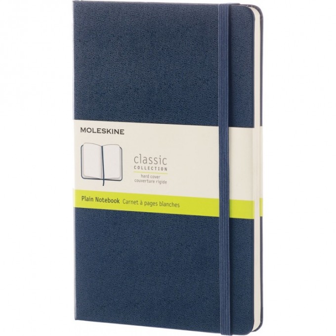 Блокнот MOLESKINE CLASSIC LARGE, нелинованный, синий сапфир QP062B20 Блокнот MOLESKINE CLASSIC LARGE, нелинованный, синий сапфир QP062B20