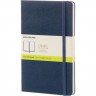 Блокнот MOLESKINE CLASSIC LARGE, нелинованный, синий сапфир