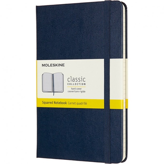 Блокнот MOLESKINE CLASSIC MEDIUM, клетка, синий сапфир QP051B20 Блокнот MOLESKINE CLASSIC MEDIUM, клетка, синий сапфир QP051B20