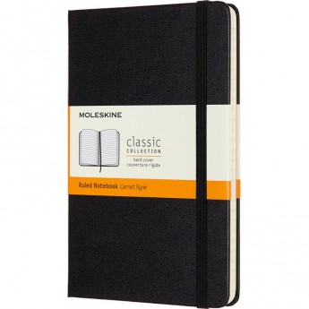 Блокнот MOLESKINE CLASSIC MEDIUM, линейка, черный