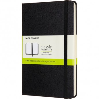 Блокнот MOLESKINE CLASSIC MEDIUM, нелинованный, черный Блокнот MOLESKINE CLASSIC MEDIUM, нелинованный, черный