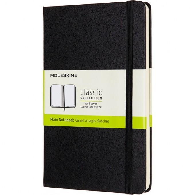 Блокнот MOLESKINE CLASSIC MEDIUM, нелинованный, черный QP052 Блокнот MOLESKINE CLASSIC MEDIUM, нелинованный, черный QP052