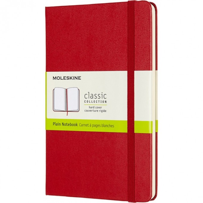 Блокнот MOLESKINE CLASSIC MEDIUM, нелинованный, красный QP052F2 Блокнот MOLESKINE CLASSIC MEDIUM, нелинованный, красный QP052F2
