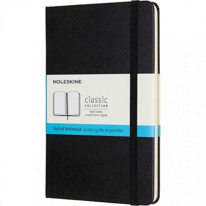 Блокнот MOLESKINE CLASSIC MEDIUM, пунктир, черный QP053 Блокнот MOLESKINE CLASSIC MEDIUM, пунктир, черный QP053