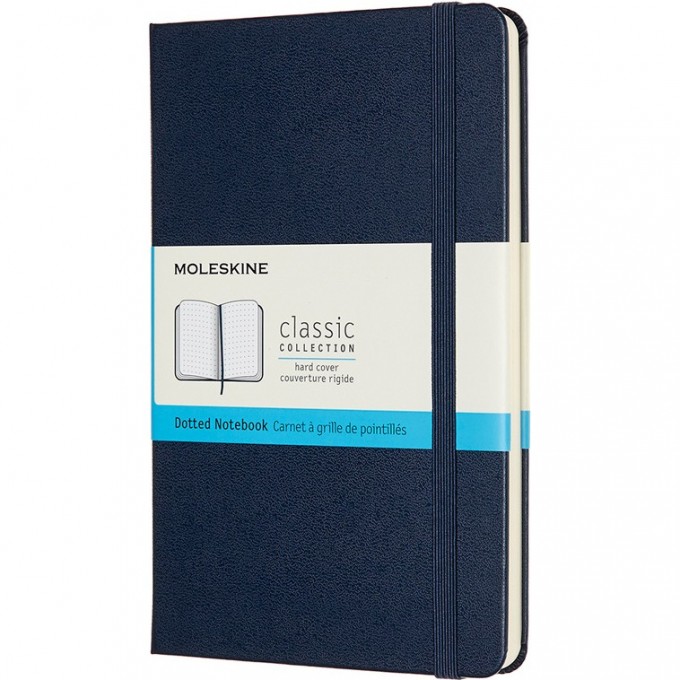 Блокнот MOLESKINE CLASSIC MEDIUM, пунктир, синий сапфир QP053B20 Блокнот MOLESKINE CLASSIC MEDIUM, пунктир, синий сапфир QP053B20