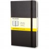 Блокнот MOLESKINE CLASSIC POCKET, клетка, черный MM712