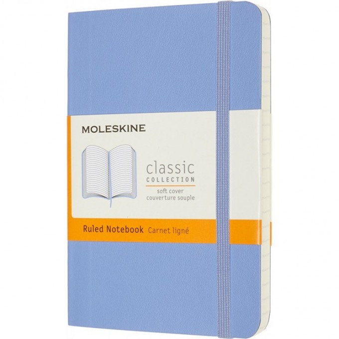 Блокнот MOLESKINE CLASSIC POCKET линейка, гортензия синяя QP611B42 Блокнот MOLESKINE CLASSIC POCKET линейка, гортензия синяя QP611B42
