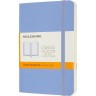 Блокнот MOLESKINE CLASSIC POCKET линейка, гортензия синяя QP611B42