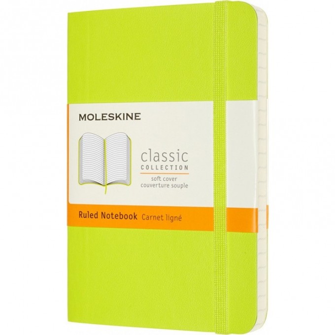 Блокнот MOLESKINE CLASSIC POCKET линейка, лаймовый QP611C2 Блокнот MOLESKINE CLASSIC POCKET линейка, лаймовый QP611C2